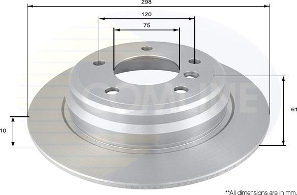 Comline ADC1724 - Kočioni disk www.molydon.hr