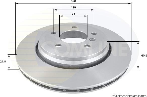 Comline ADC1725V - Kočioni disk www.molydon.hr