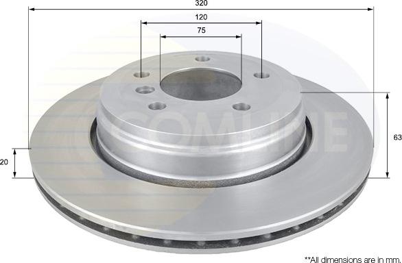 Comline ADC1726V - Kočioni disk www.molydon.hr