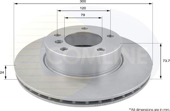 Comline ADC1728V - Kočioni disk www.molydon.hr