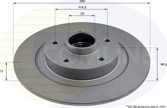 Comline ADC3035 - Kočioni disk www.molydon.hr