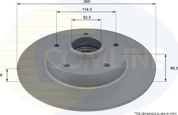 Comline ADC3031 - Kočioni disk www.molydon.hr