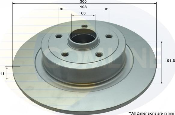 Comline ADC3028 - Kočioni disk www.molydon.hr