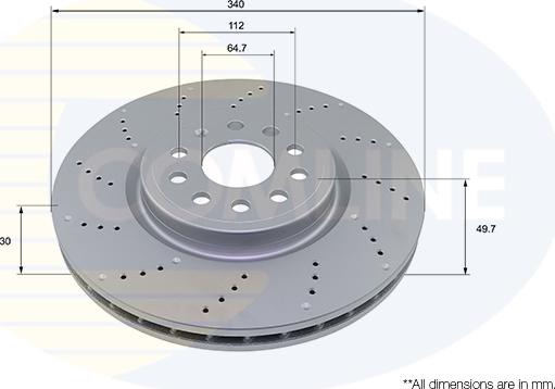 Comline ADC2996V - Kočioni disk www.molydon.hr