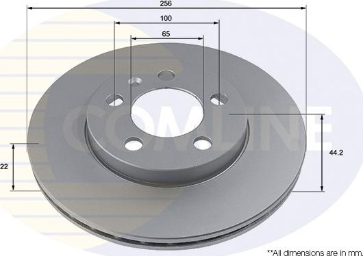 Comline ADC2991V - Kočioni disk www.molydon.hr