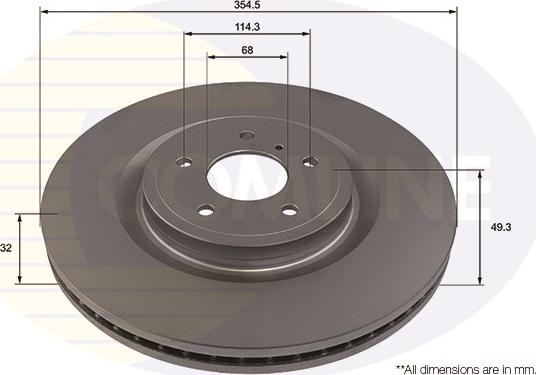 Comline ADC2947V - Kočioni disk www.molydon.hr