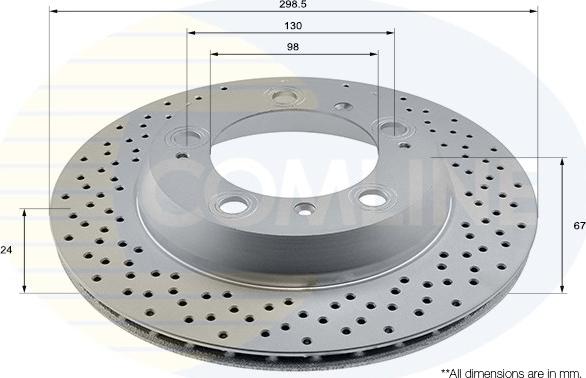 Comline ADC2905V - Kočioni disk www.molydon.hr