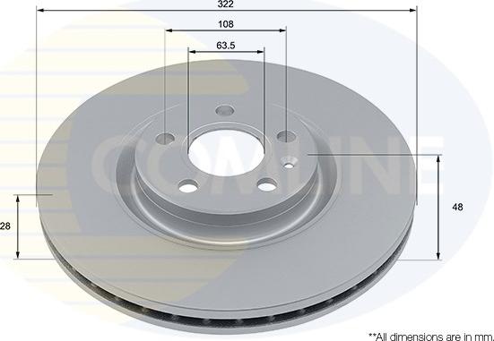 Comline ADC2915V - Kočioni disk www.molydon.hr