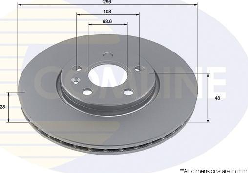 Comline ADC2916V - Kočioni disk www.molydon.hr