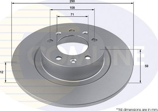 Comline ADC2980 - Kočioni disk www.molydon.hr