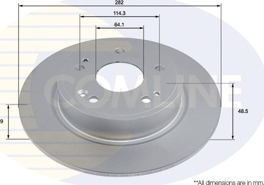 Comline ADC2981 - Kočioni disk www.molydon.hr