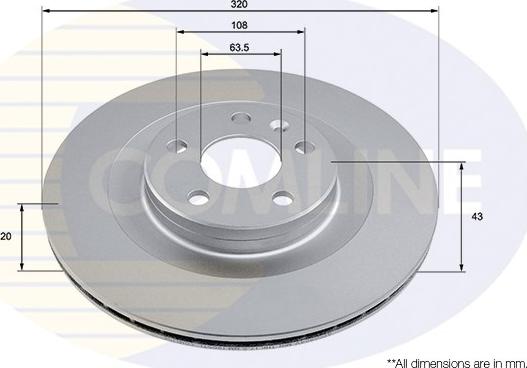 Comline ADC2924V - Kočioni disk www.molydon.hr