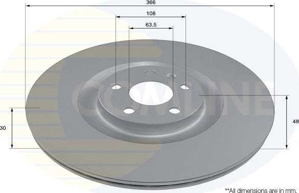 Comline ADC2925V - Kočioni disk www.molydon.hr