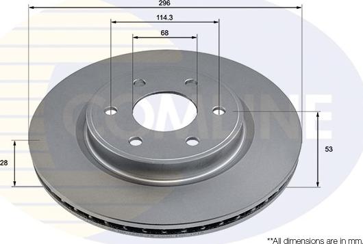 Comline ADC2926V - Kočioni disk www.molydon.hr