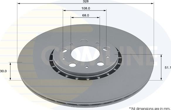 Comline ADC2922V - Kočioni disk www.molydon.hr