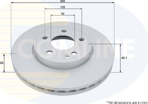 Comline ADC2978V - Kočioni disk www.molydon.hr