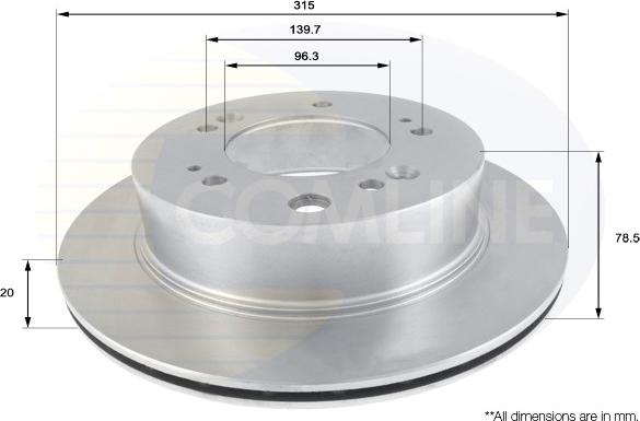 Comline ADC2404V - Kočioni disk www.molydon.hr