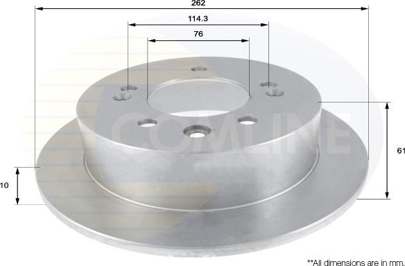 Comline ADC2406 - Kočioni disk www.molydon.hr