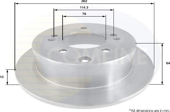 Comline ADC2403 - Kočioni disk www.molydon.hr