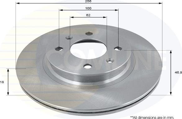 Comline ADC2402V - Kočioni disk www.molydon.hr