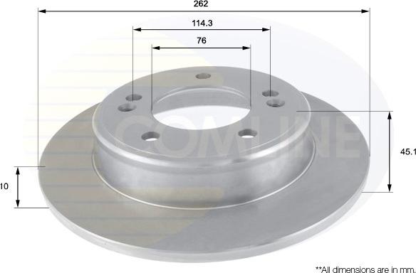 Comline ADC2415 - Kočioni disk www.molydon.hr