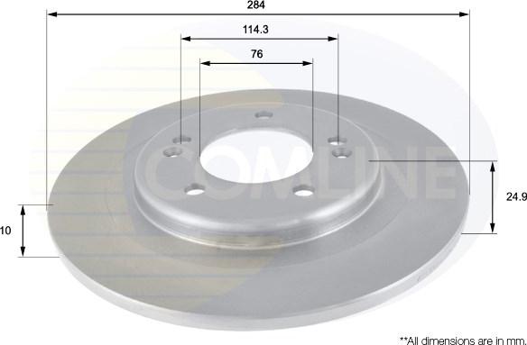 Comline ADC2410 - Kočioni disk www.molydon.hr