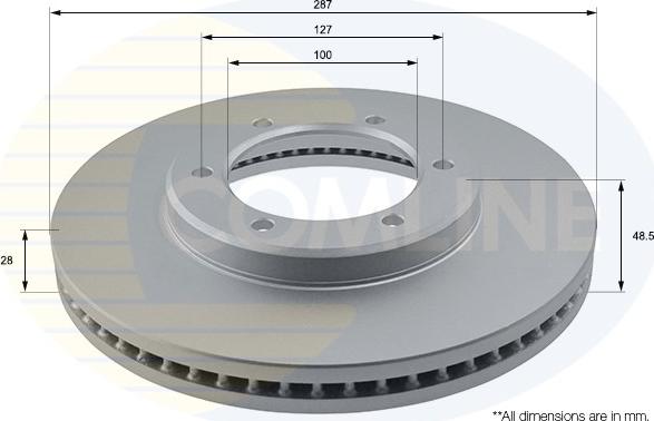 Comline ADC2512V - Kočioni disk www.molydon.hr