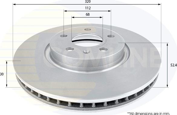 Comline ADC2614V - Kočioni disk www.molydon.hr