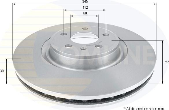 Comline ADC2612V - Kočioni disk www.molydon.hr