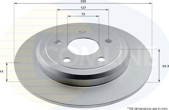 Comline ADC2895 - Kočioni disk www.molydon.hr