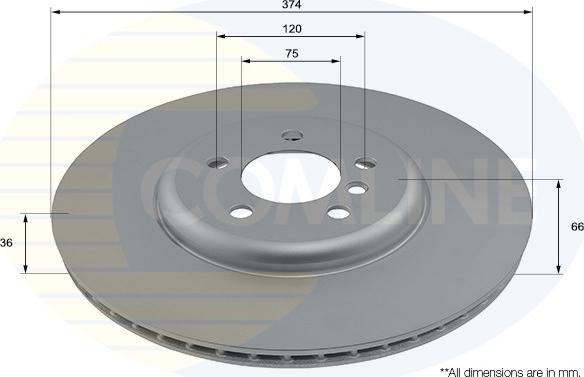 Comline ADC2891VR - Kočioni disk www.molydon.hr