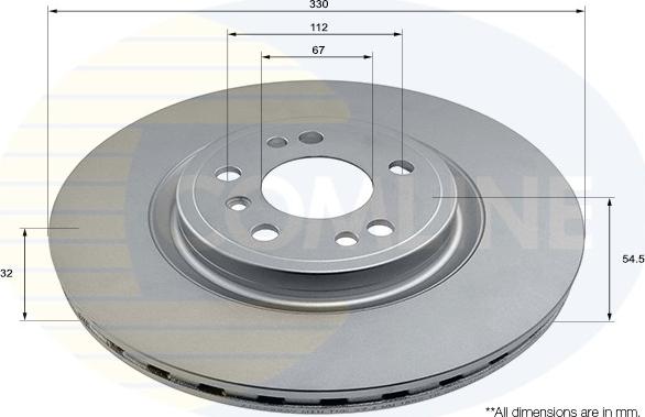 Comline ADC2893V - Kočioni disk www.molydon.hr