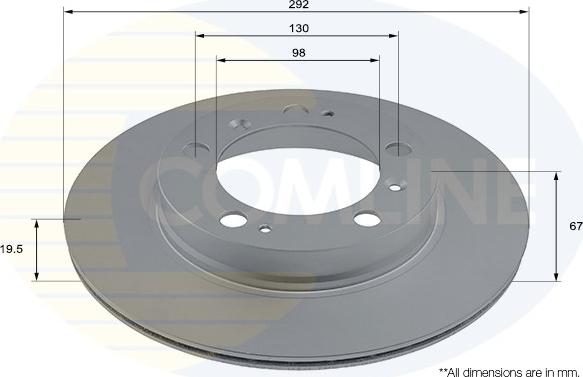 Comline ADC2897V - Kočioni disk www.molydon.hr