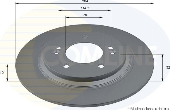 Comline ADC2846 - Kočioni disk www.molydon.hr