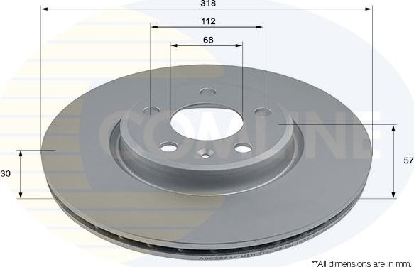 Comline ADC2864V - Kočioni disk www.molydon.hr