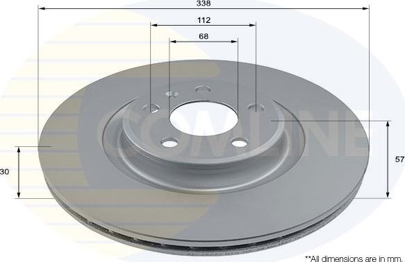 Comline ADC2863V - Kočioni disk www.molydon.hr