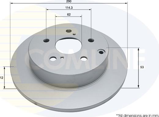 Comline ADC2806 - Kočioni disk www.molydon.hr