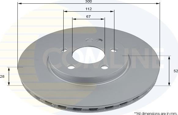 Comline ADC2818V - Kočioni disk www.molydon.hr