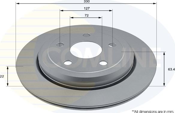 Comline ADC2889V - Kočioni disk www.molydon.hr