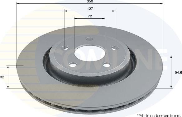 Comline ADC2888V - Kočioni disk www.molydon.hr