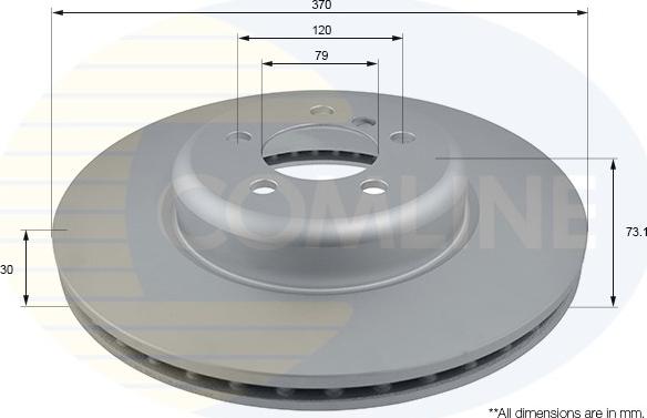 Comline ADC2839V - Kočioni disk www.molydon.hr