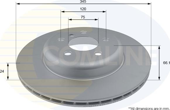 Comline ADC2838V - Kočioni disk www.molydon.hr