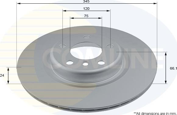 Comline ADC2837V - Kočioni disk www.molydon.hr