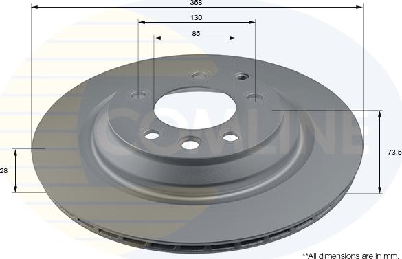 Comline ADC2820V - Kočioni disk www.molydon.hr