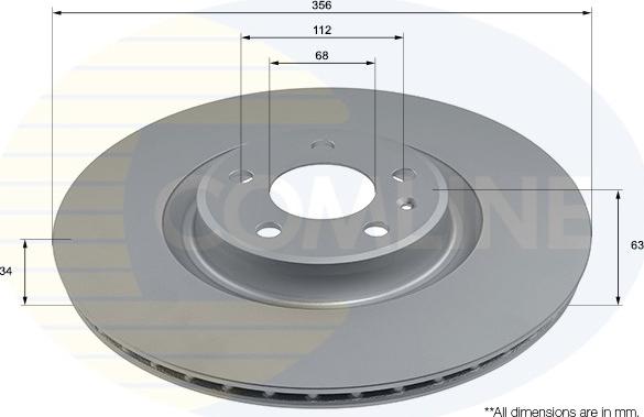 Comline ADC2879V - Kočioni disk www.molydon.hr