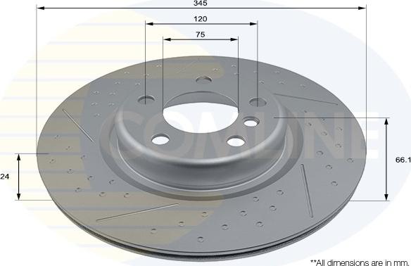 Comline ADC2875V - Kočioni disk www.molydon.hr