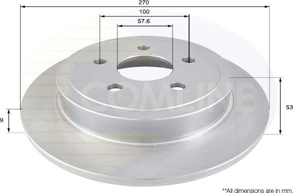 Comline ADC2308 - Kočioni disk www.molydon.hr