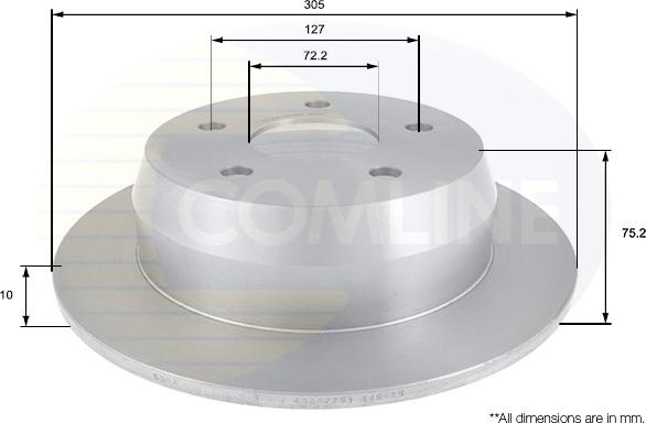 Comline ADC2315 - Kočioni disk www.molydon.hr