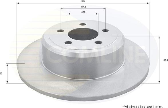 Comline ADC2329 - Kočioni disk www.molydon.hr