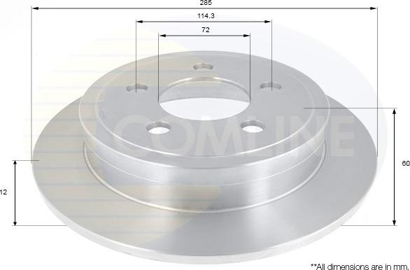 Comline ADC2326 - Kočioni disk www.molydon.hr